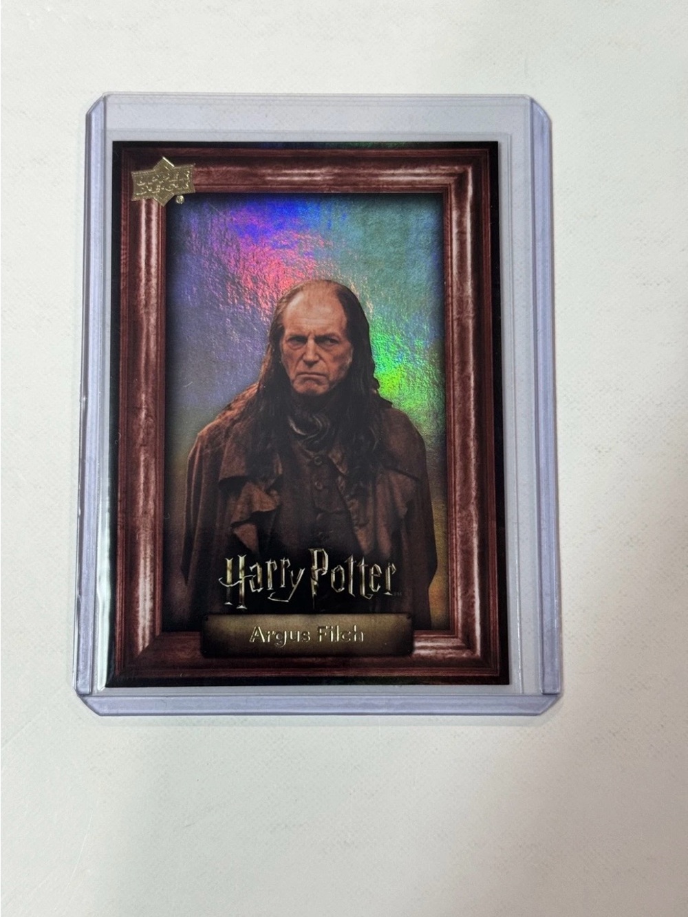 Harry Potter Argus Filch 2026 Upper Deck Tim Hortons Red Rainbow #PTH-15